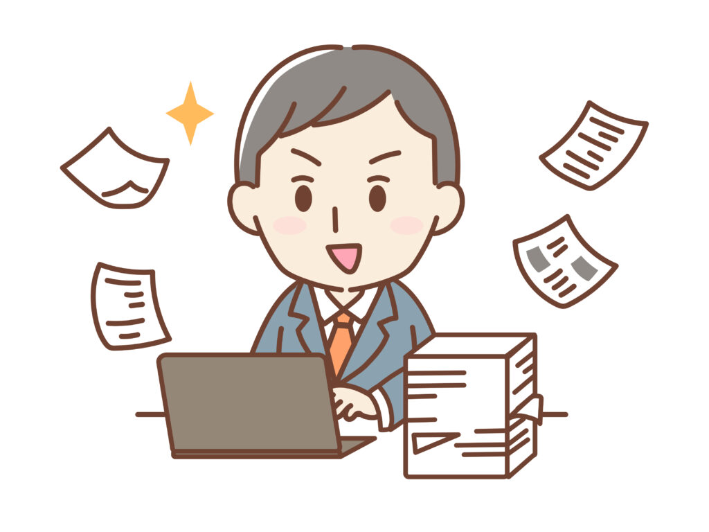 お金を稼ぐ男性